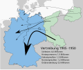 Jenseits der Oder-Neiße-Grenze sind 9,6 Millionen Deutsche geflüchtet oder wurden vertrieben.