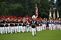 Bürgerwehr Mengen mit Hauptmann Georg Bacher, Heimattage Mengen