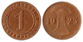 1 Rentenpfennig 1923