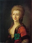 Dmitry Levitsky, Portrait of A. Voronzova (1761–1784) (1780s)