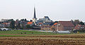 Blick auf Duisburg mit Kirche St. Katharina