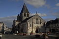 Chauvigny, Unterstadt, Pfarrkirche Notre-Dame, Fassade