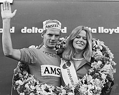 Leo van Vliet bei der Olympia’s Tour 1976