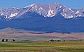 East aspect of Naya Nuki Peak (left) / Sacagawea Peak (right)