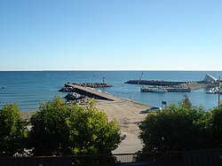 Thornbury harbour from the Royal Harbour Resort