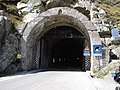 Tunnel leading to the pass from the Italian side