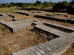 Archäologische Reste der Harappa-Hafenstadt Lothal