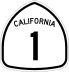 State Route 1 marker