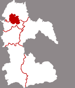 Location of Longmatan in Luzhou