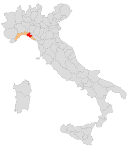 Circondario di Chiavari – Localizzazione