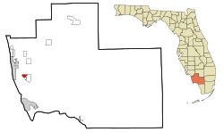 Location in Collier County and the state of Florida