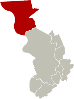 Location of Berendrecht-Zandvliet-Lillo in Antwerp