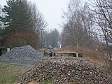 Heutiges Gleisende der früheren Chemnitztalbahn am ehemaligen Bahnhof Chemnitz-Glösa (2016)