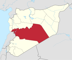 Die Lage der Provinz in Syrien