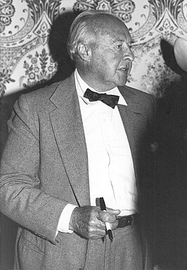 John Houseman op de National Film Society conventie in Los Angeles, mei 1979