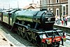 LNER 4472 Flying Scotsman at Seymour, Victoria, during its visit to Australia in 1988-89