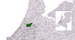 Location of Kaag en Braassem