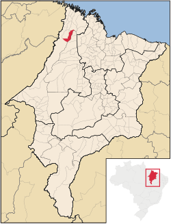 Location in Maranhão state