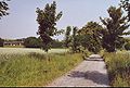 Alte Dresden-Teplitzer Poststraße und Trasse der A 17 bei Göppersdorf