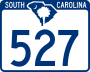 South Carolina Highway 527 marker