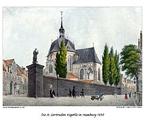 II 33 Die St. Gertruden Kapelle 1830