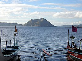 Taalmeer met Mount Taal