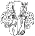 Wappen derer von Klotz bei Siebmacher (1878)