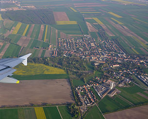 Luftaufnahme von Schwadorf