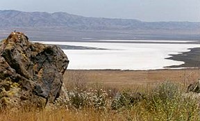 Soda Lake in der Ebene