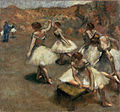 Danseuses sur scène, Edgar Degas (ok. 1889)