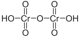 Structuurformule van dichroomzuur