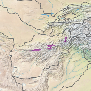 Ecoregion territory (in purple)