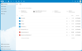 Nextcloud 25.0.0 (Browser view)