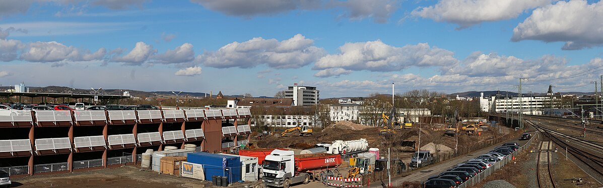 Baustelle am ehm. Güterbahnhof Bahnhof Gießen 🔍