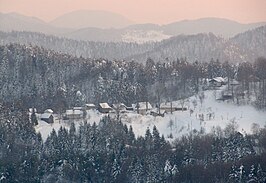 Gorenje Kališče in de winter van 2010