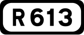 R613 road shield}}