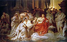 Julius Caesar'ın öldürülmesi Ressam: Karl Theodor von Piloty