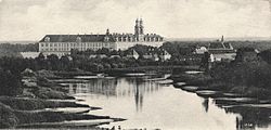 Kloster Leubus von Nordwesten, um 1900