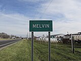 Melvin community sign