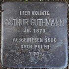 Stolperstein für Arthur Guthmann, Kusel