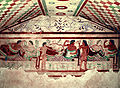 Tarquinia - Leoparlar Mezarı'nda duvar tablosu
