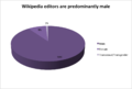 Wikipedia editors are predominantly male.png