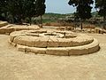 Agrigento - Akragas antik şehri tapınak kalıntısı