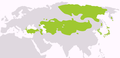 Altaic Languages distribution
