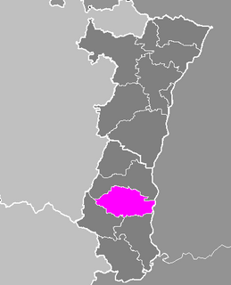 Location within the former region Alsace