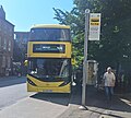 Enviro400EV at Piccadilly Gardens in September 2024