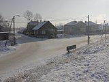 Pętla autobusowa zimą