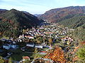 Blick von der Ruine über Hohenberg