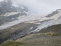 Coazhütte auf dem Felsvorsprung