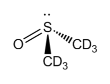 Wireframe of deuterated DMSO